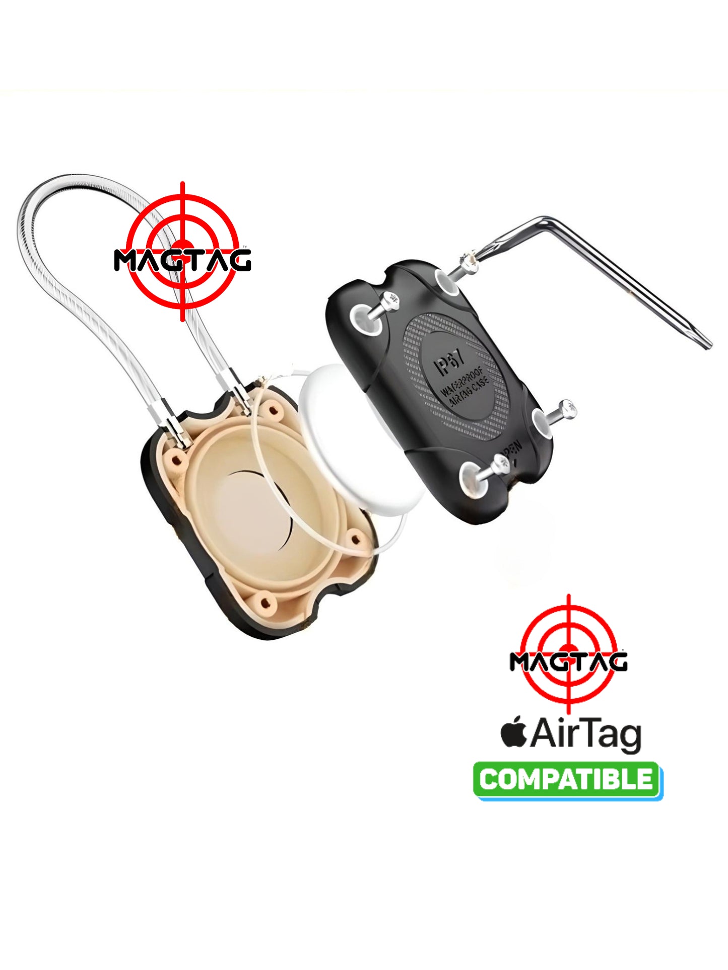 🆕MAGTAG™ Heavy Duty Waterproof Cabled Case - MagTag™
